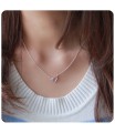 Silver Necklace SPE-5445